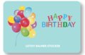 Geschenkkarte Happy Birthday / Carte cadeau Birthday