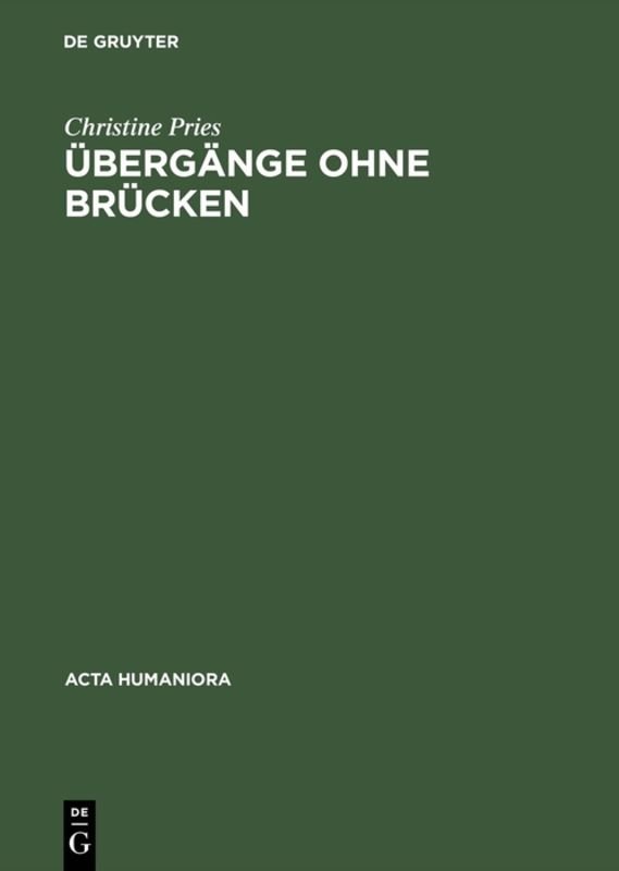 Übergänge ohne Brücken