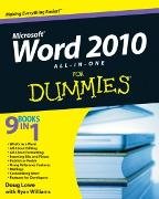 Word 2010 All-in-One For Dummies