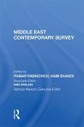 Middle East Contemporary Survey, Volume Xi, 1987