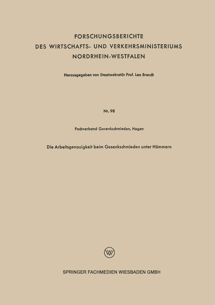 Die Arbeitsgenauigkeit beim Gesenkschmieden unter Hämmern