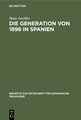 Die Generation von 1898 in Spanien