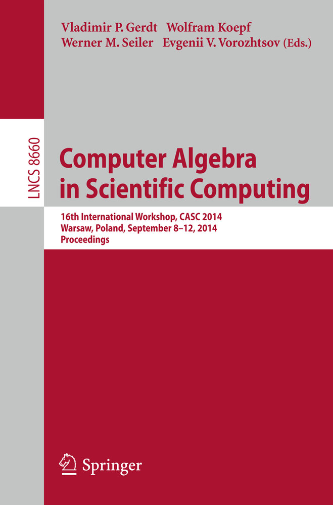 Computer Algebra in Scientific Computing