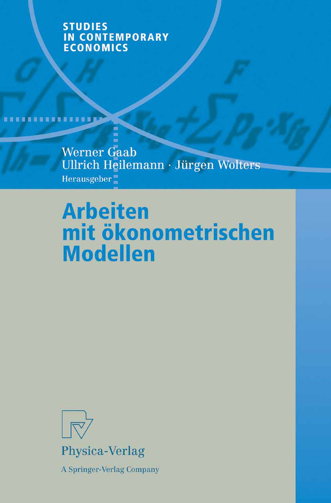 Arbeiten mit ökonometrischen Modellen