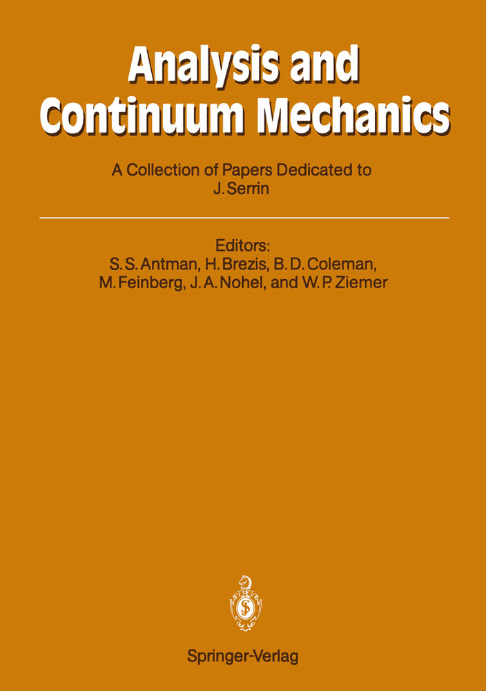 Analysis and Continuum Mechanics