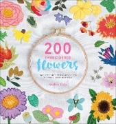 200 Embroidered Flowers