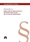 Religiosität von Eidesformeln in deutschen Verfassungen des 19. und 20. Jahrhunderts