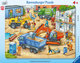 Ravensburger Kinderpuzzle - 06120 Große Baustellenfahrzeuge - Rahmenpuzzle für Kinder ab 4 Jahren, mit 40 Teilen