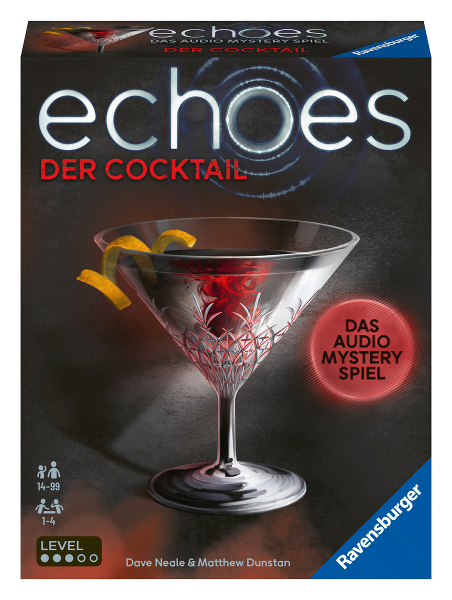 Ravensburger 20814 echoes Der Cocktail - Audio Mystery Spiel ab 14 Jahren, Erlebnis-Spiel