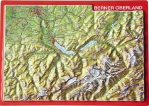 32624; AK Geo Relief: Berner Oberland