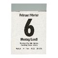 Biella Abreisskalender Block 2, 4x5,9 cm, 1 Tag pro Seite 2025