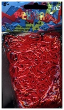 Rainbow Loom Gummibänder Rot