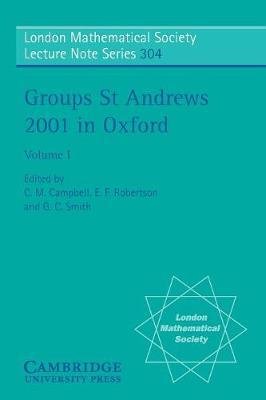 Groups St Andrews 2001 in Oxford