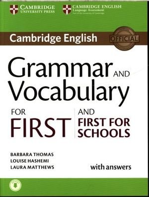 Grammar and Vocabulary for First and First for Schools Book with Answers