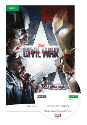 Pearson English Readers Level 3: Marvel - Captain America - Civil War (Book + CD)