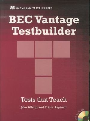 BEC Testbuilder Vantage book with audio CD