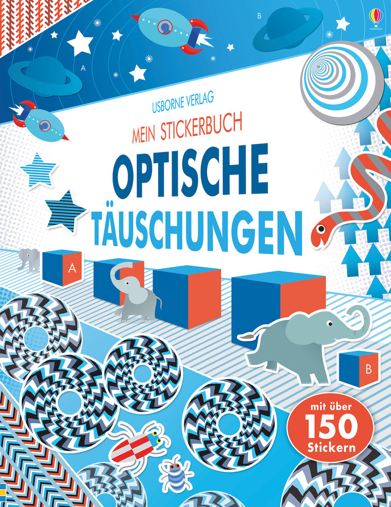 Mein Stickerbuch: Optische Täuschungen