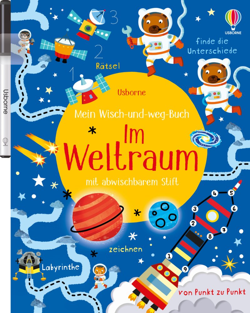 Mein Wisch-und-weg-Buch: Im Weltraum