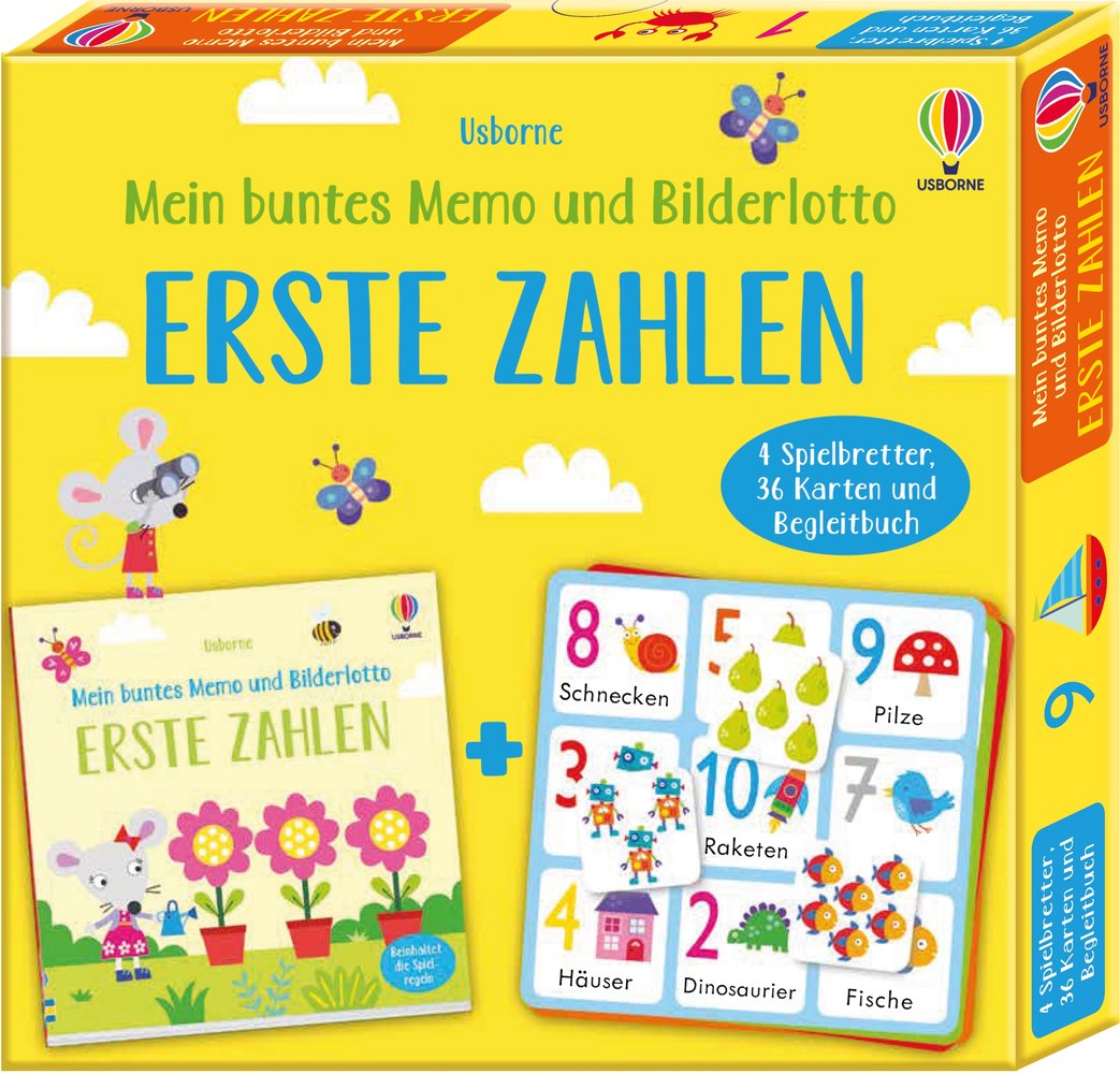 Mein buntes Memo und Bilderlotto: Erste Zahlen