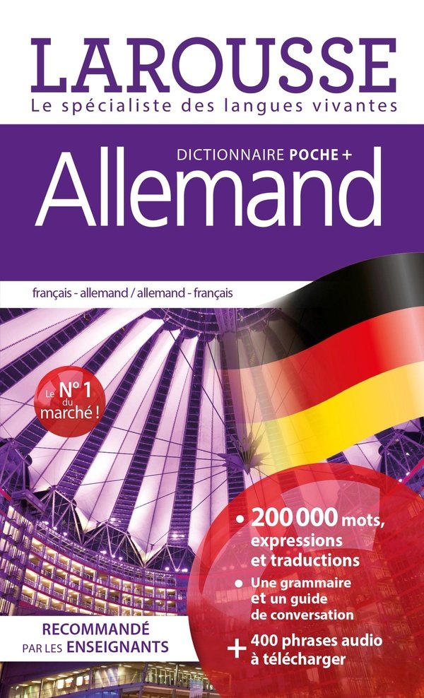 Allemand : dictionnaire poche+ : français-allemand, allemand-français