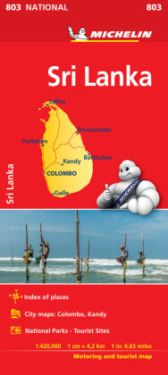 Sri Lanka National Map 803