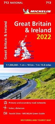 Great Britain & Ireland 2022 - Michelin National Map 713