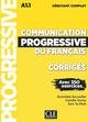 Communication progressive du francais - Niveau debutant complet (A1.1) - Corriges