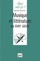 Musique et litterature au xviiie siecle