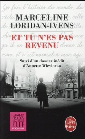 Et tu n'es pas revenu