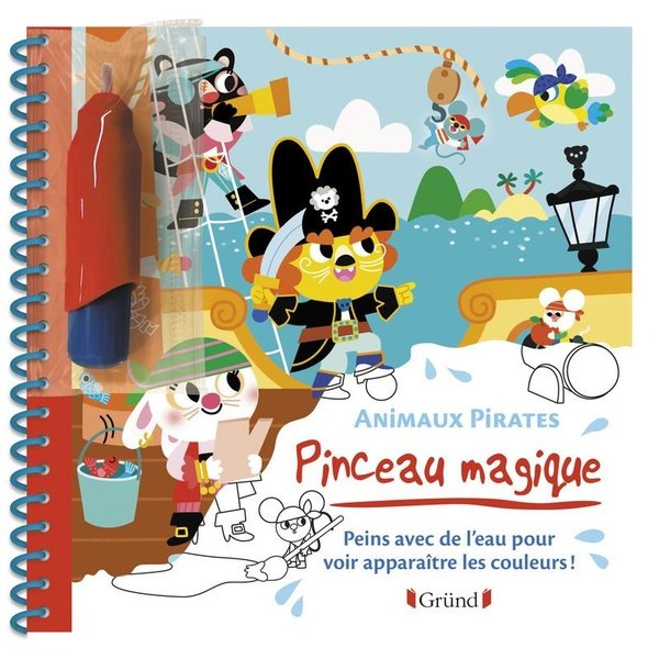 Pinceau magique : animaux pirates