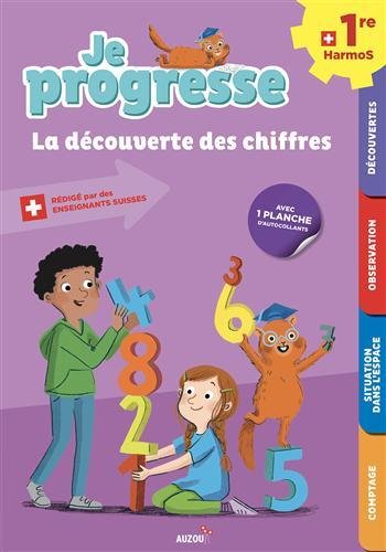 Je progresse Maths découverte - 1er Harmos (Je progresse, cahier de