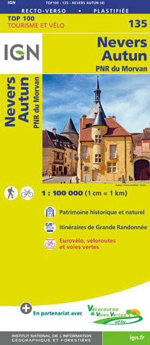 Nevers Autun. 1:100'000