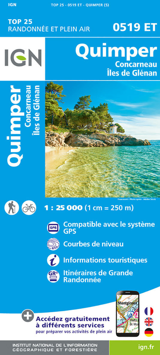 Quimper Concarneau. 1:25'000