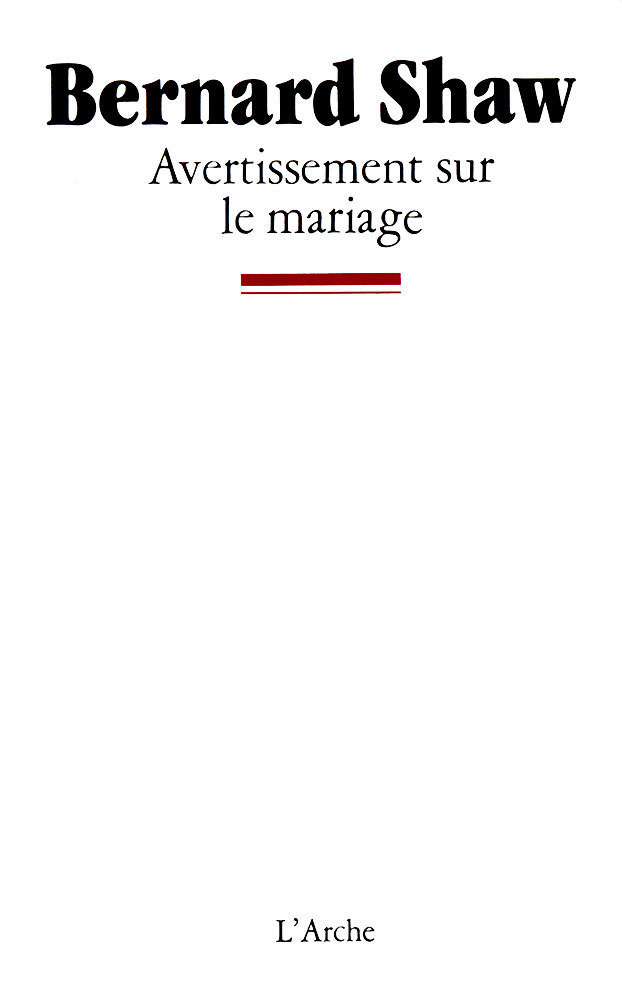 Avertissement sur le mariage