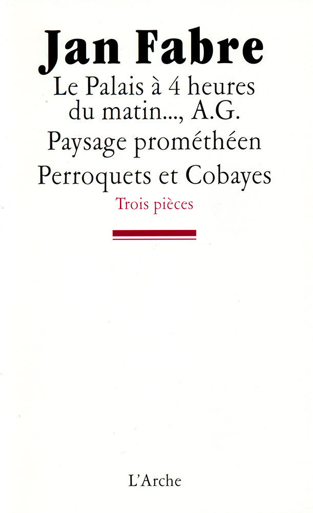 Le palais a 4 heures du matin..., a.g. / paysage prometheen / perroquets et cobayes