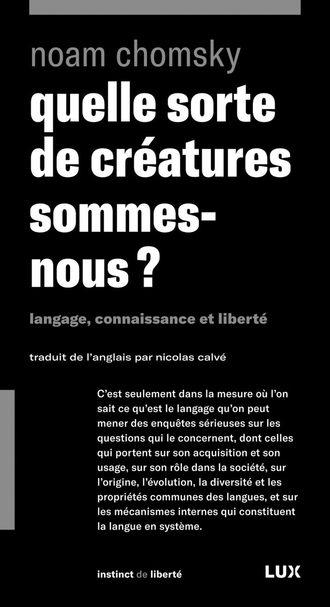 Quelle sorte de creatures sommes-nous ?-langage, connaissanc