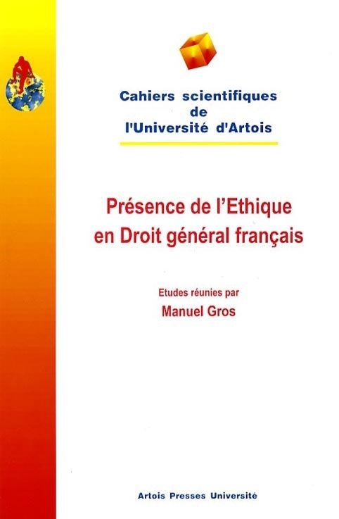 Presence de l'ethique en droit general francais