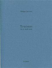 Truinas : le 21 avril 2001