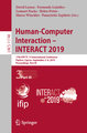 Human-Computer Interaction - INTERACT 2019