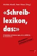 'Schreiblexikon, das:'