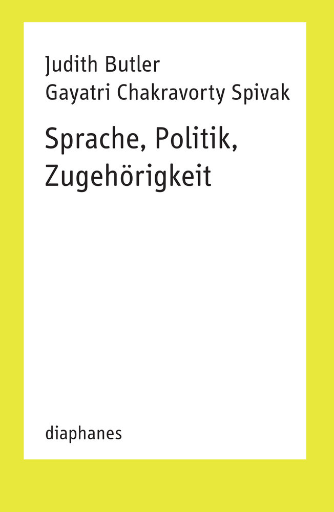 Sprache, Politik, Zugehörigkeit