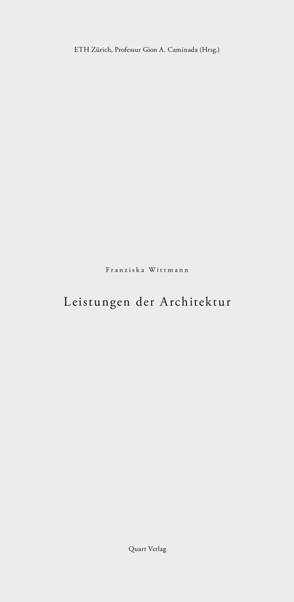 Leistungen der Architektur