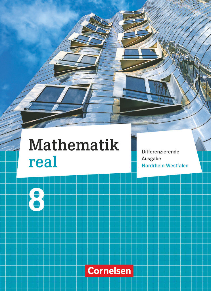 Mathematik real, Differenzierende Ausgabe Nordrhein-Westfalen, 8. Schuljahr, Schulbuch