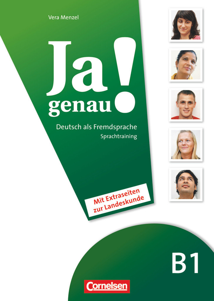 Ja genau!, Deutsch als Fremdsprache, B1: Band 1 und 2, Sprachtraining DaF mit Extraseiten zur Landeskunde