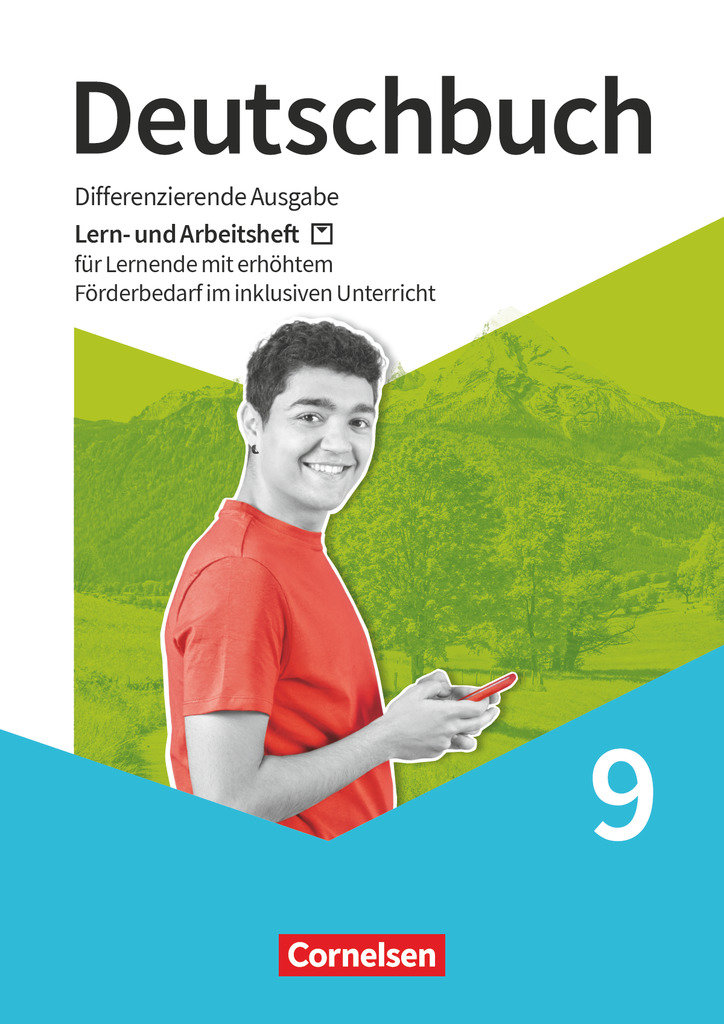 Deutschbuch, Sprach- und Lesebuch, Differenzierende Ausgabe 2020, 9. Schuljahr, Lern- und Arbeitsheft für Lernende, Mit erhöhtem Förderbedarf im inklusiven Unterricht