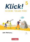 Klick!, Fächerübergreifendes Lehrwerk für Lernende mit Förderbedarf, Geschichte, Erdkunde, Politik - Fachhefte für alle Bundesländer - Ausgabe ab 2024, 5. Schuljahr, Arbeitsheft - Lehrkräftefassung, Mit digitalen Medien