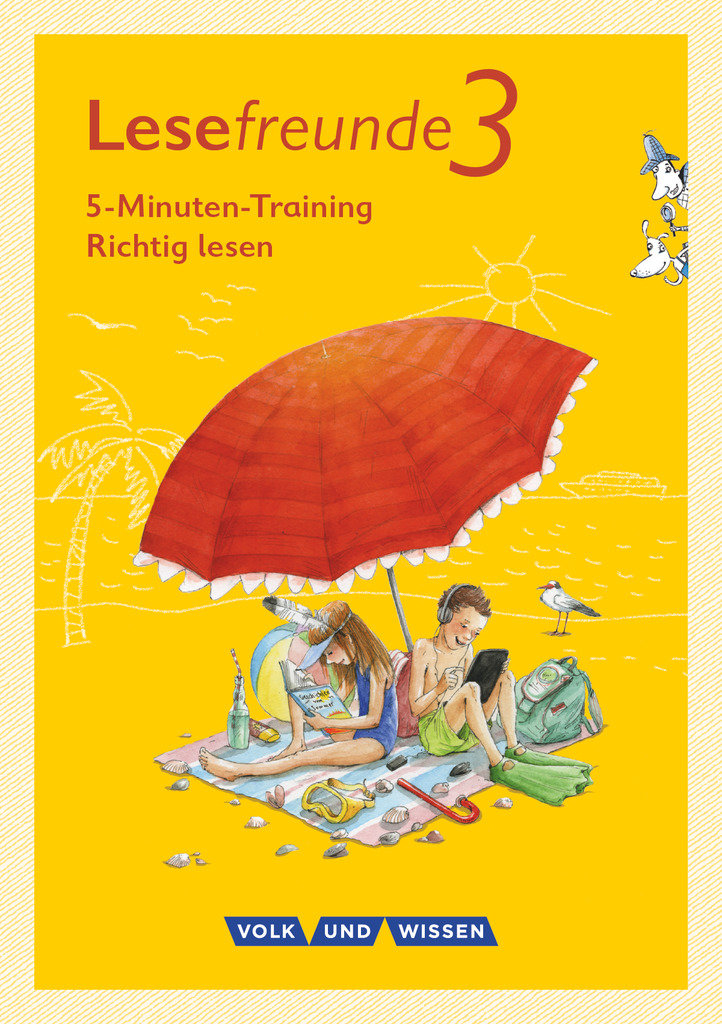 Lesefreunde, Lesen - Schreiben - Spielen, Östliche Bundesländer und Berlin - Neubearbeitung 2015, 3. Schuljahr, 5-Minuten-Training 'Richtig lesen', Arbeitsheft