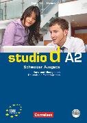 Studio d, Deutsch als Fremdsprache, Schweiz, A2, Kurs- und Übungsbuch mit Lösungsbeileger und Audio-CD, Hörtexte der Übungen und des Modelltests Start Deutsch 2