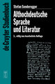 Althochdeutsche Sprache und Literatur