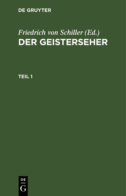 Der Geisterseher. Teil 1